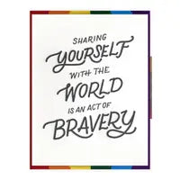 Act of Bravery- Pride Card