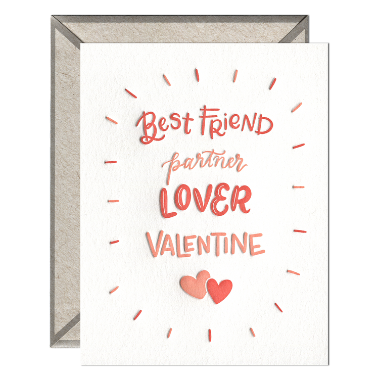 Partner Lover Valentine Greeting Card