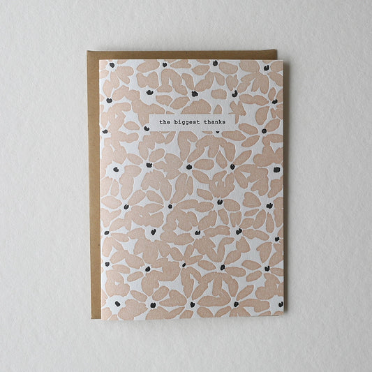 Biggest Thanks Card