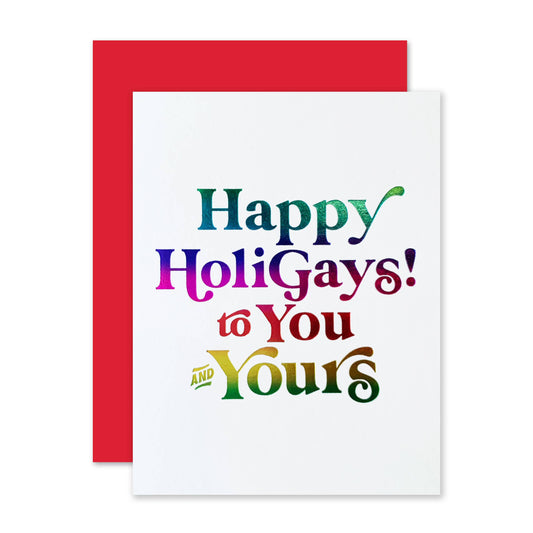 Happy Holigays Holiday Card