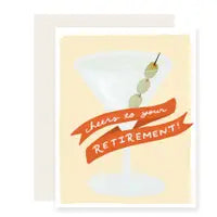 Retirement Martini Card