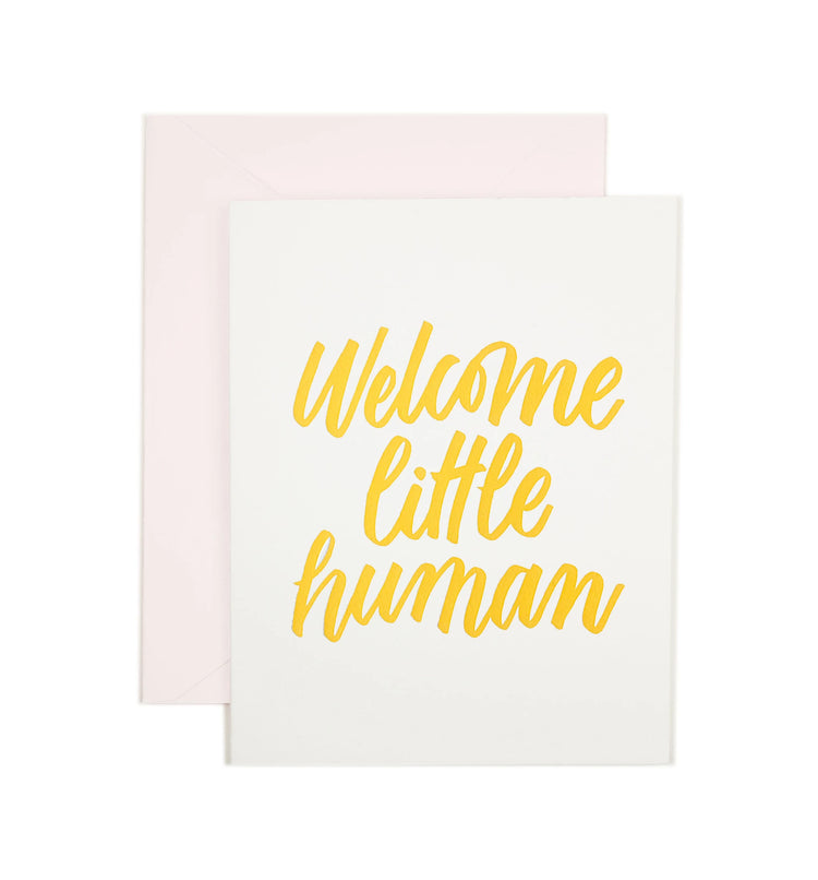 Little Human Congratulations Card