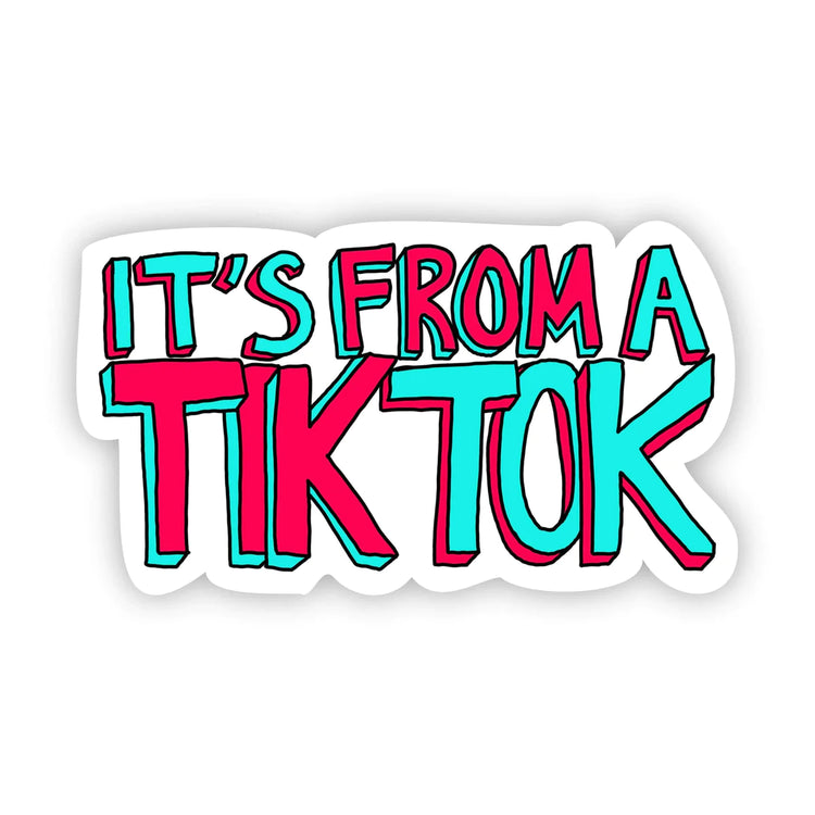 From a Tik Tok Sticker
