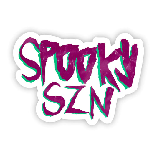 Spooky Szn Purple Halloween Sticker