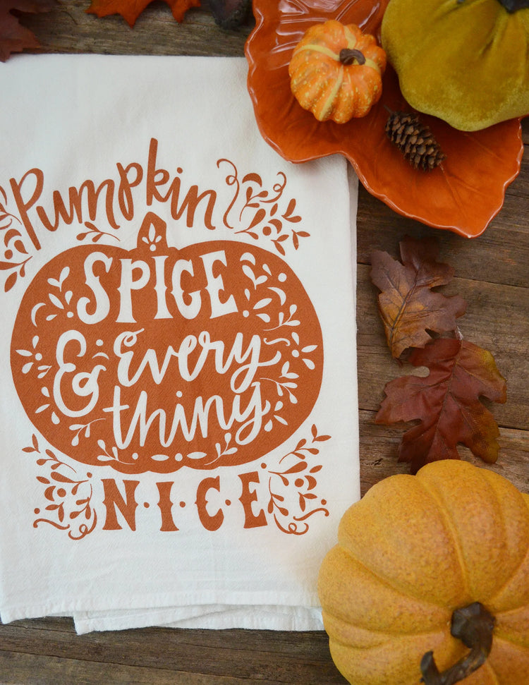Pumpkin Spice Kitchen Towel