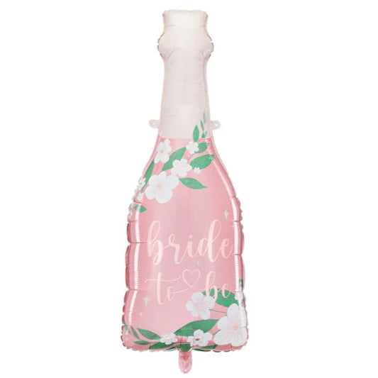 Bride to Be Champagne Bottle Foil Balloon