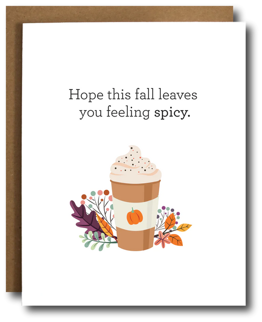 Pumpkin Spice Fall Card