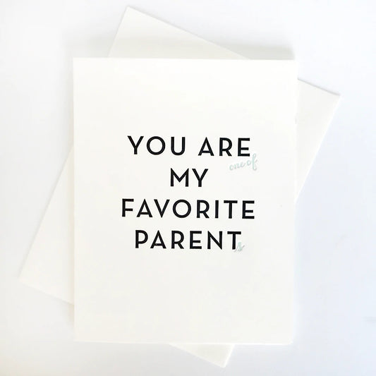 Favorite Parent Card