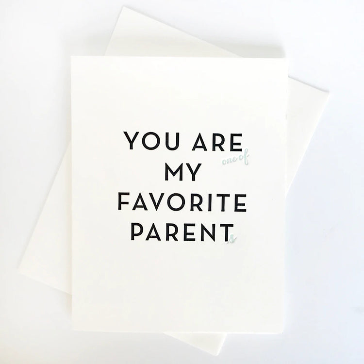 Favorite Parent Card