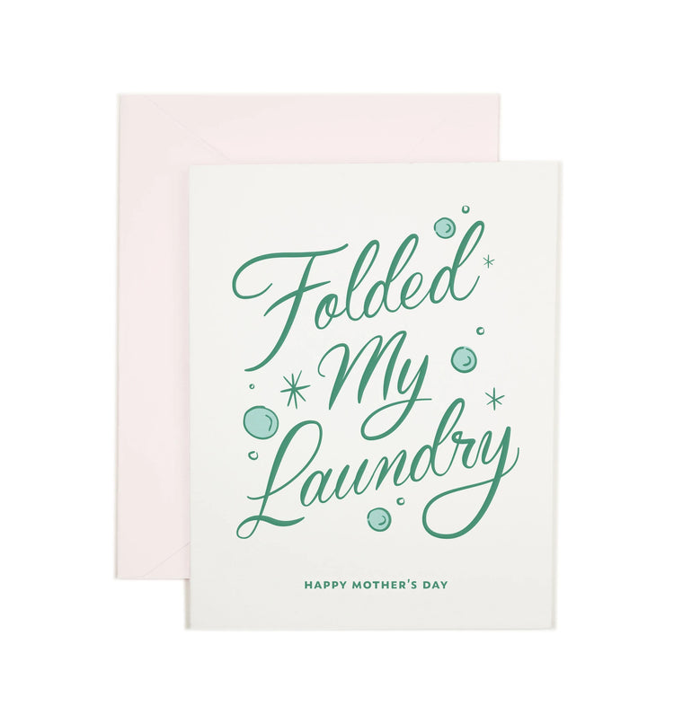 Laundry Mother's Day Card