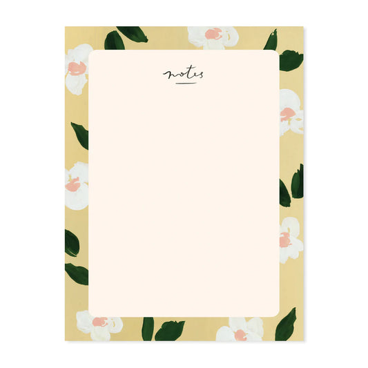 Ochre Florals Notepad