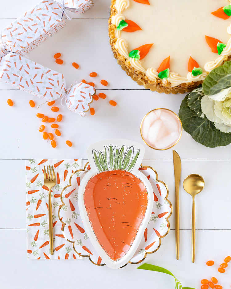 Carrot Shaped Plate