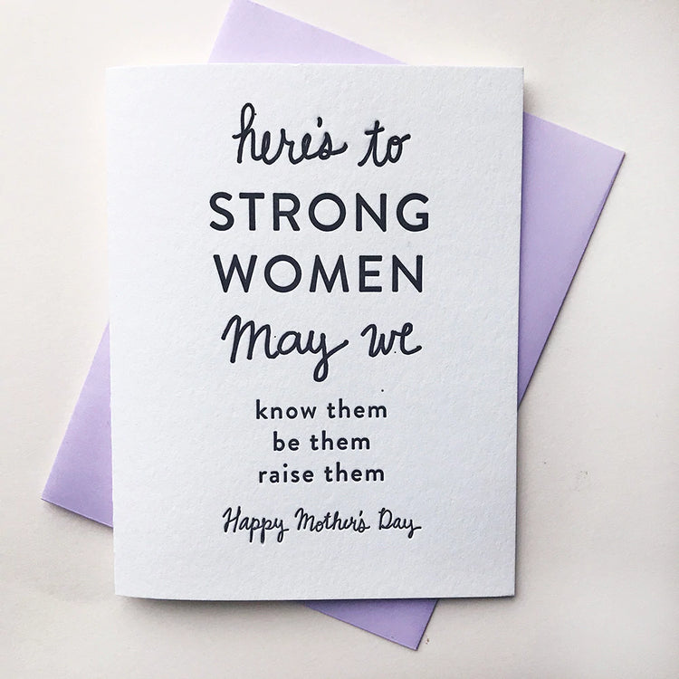 Strong Mother's Card