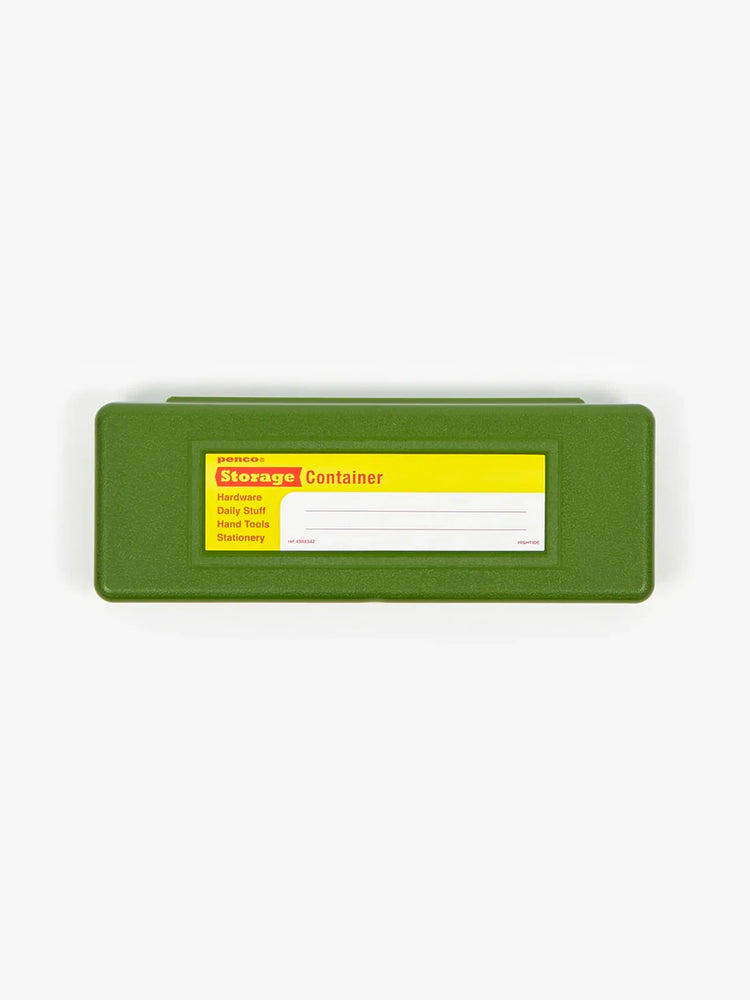 Green Storage Container Pen Case