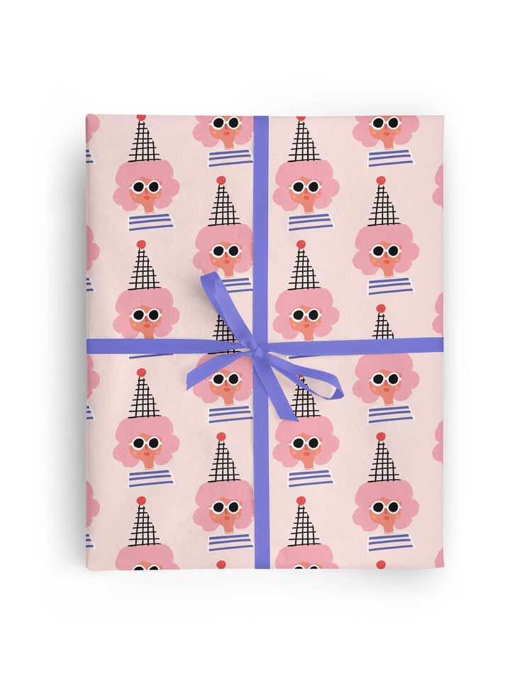 Party Girl Rolled Gift Wrap