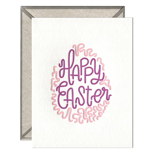 Happy Easter Egg Greeting Card