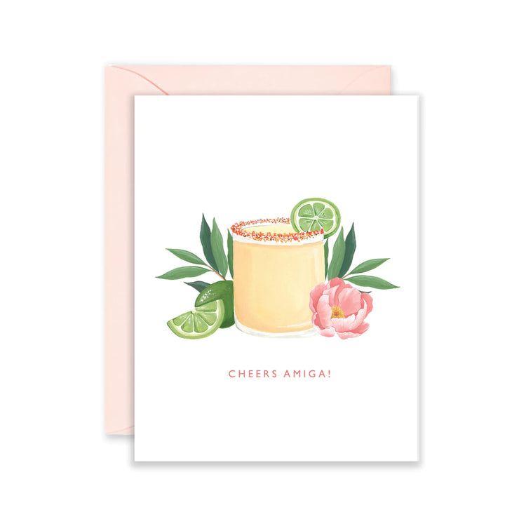 Cheers Amiga Margarita- Birthday Card