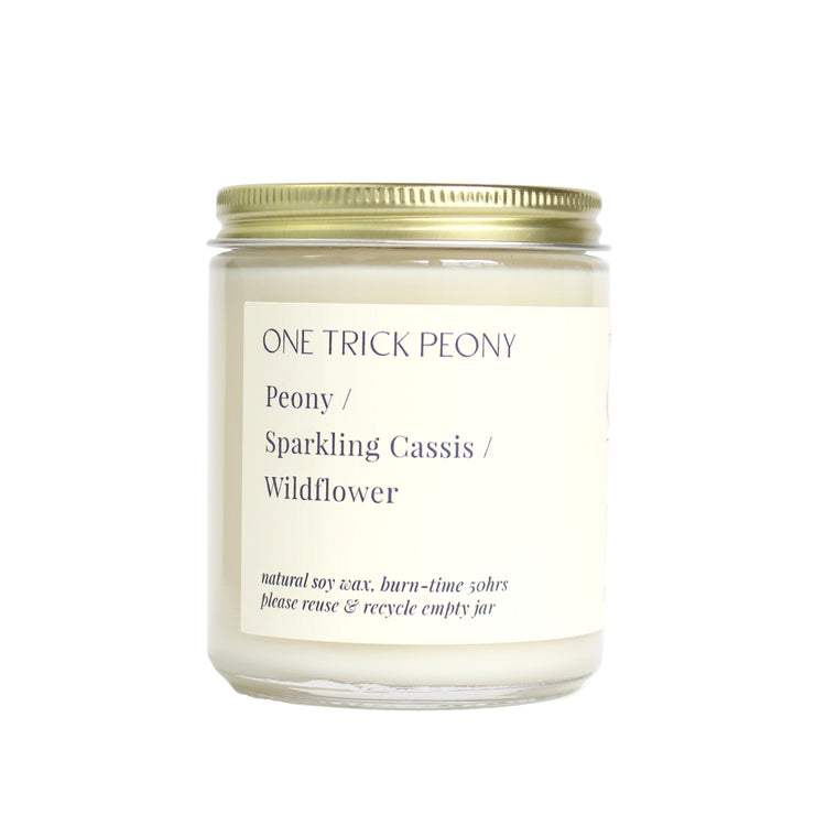 One Trick Peony Candle