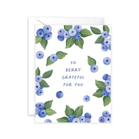 Berry Grateful For You--Thank You Card