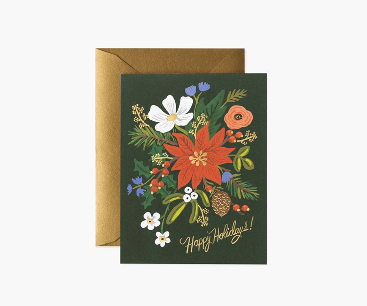 Holiday Bouquet Greeting Card
