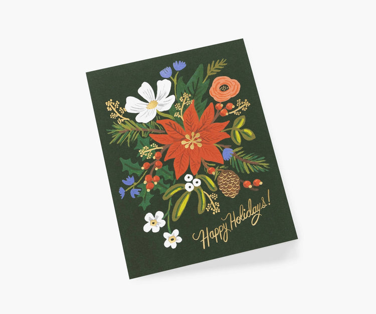 Holiday Bouquet Greeting Card