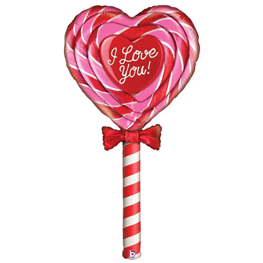 Love Lollipop Mylar Balloon