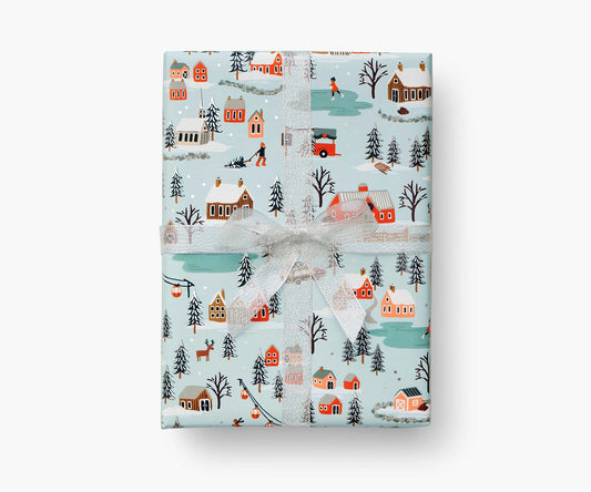 Holiday Village Wrapping Roll